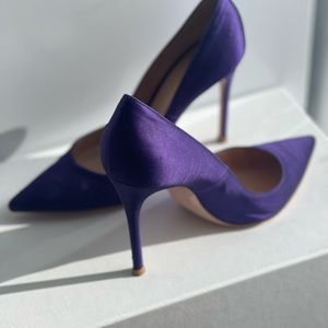 GIANVITO ROSSI 105 satin pumps